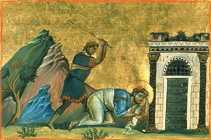 Szent Jakab (ábrázolás II. Baszileiosz menologionjából, 1000 körül)
