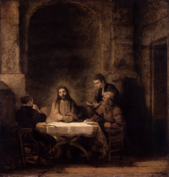 Rembrandt: Az emmauszi vacsora (1648)
