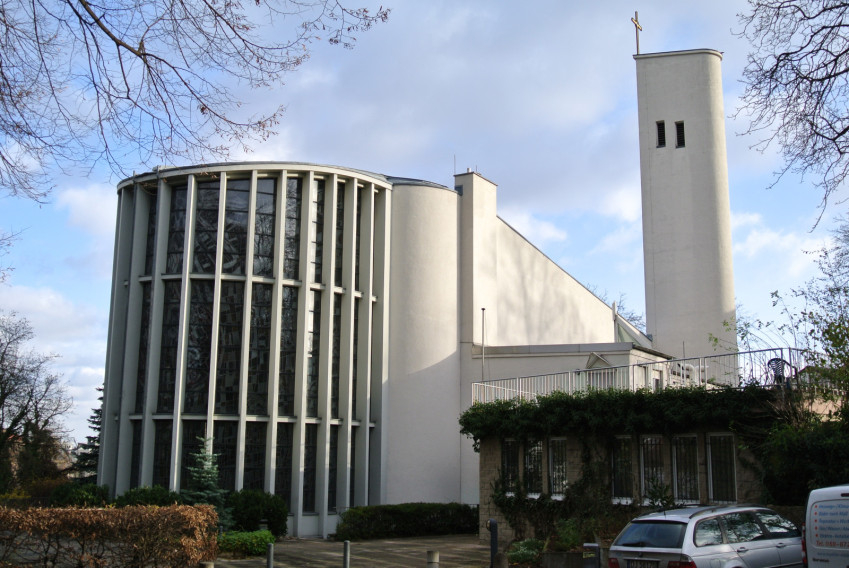 A Mária Szíve-templom Frankfurtban (Fotó: Wikimedia Commons)