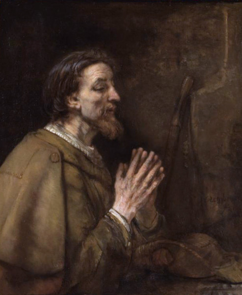  Rembrandt: Szent Jakab (1661)