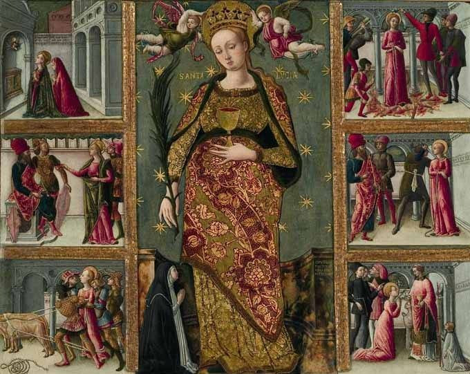 Quirizio da Murano: Szent Lúcia életének története (15. század)