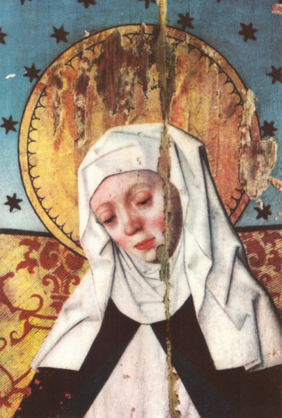 Szent Brigitta (1480-as évek, oltárkép a svédországi Södermanlandban)