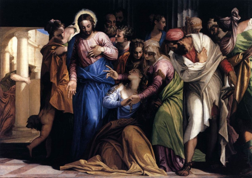 Veronese: Mária Magdolna megtérése (1547 körül)