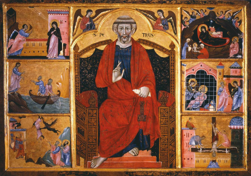 Guido di Graziano: Szent Péter (falikárpit; 1280-as évek)