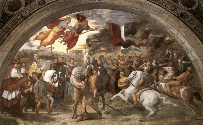 Raffaello: Leó találkozik Attilával (1503–1513)