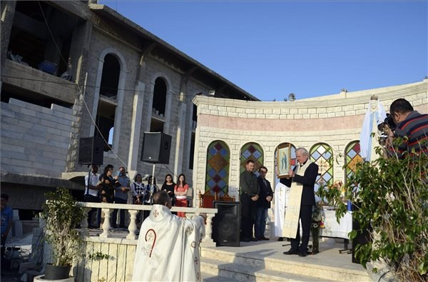 Szíriában tett látogatást Kiss-Rigó László szeged-csanádi megyéspüspök