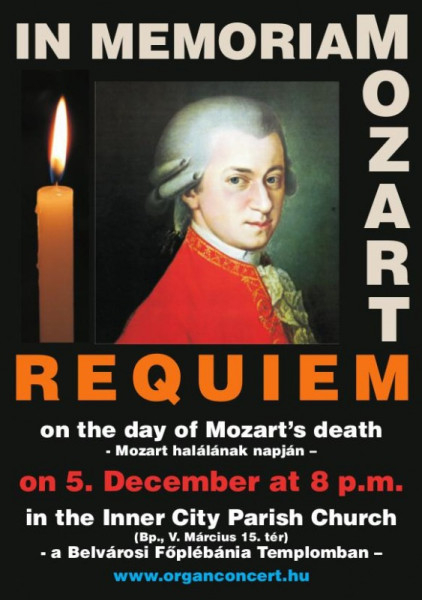 Koncerttel emlékeznek Mozart halálának 225. évfordulójára...