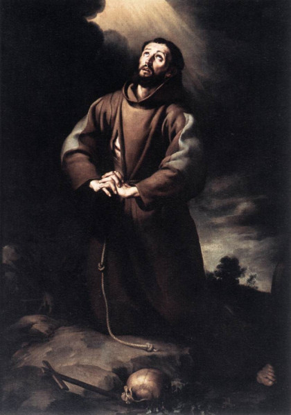 Bartolomé Esteban Murillo: Szent Ferenc imádság közben (1645–50)