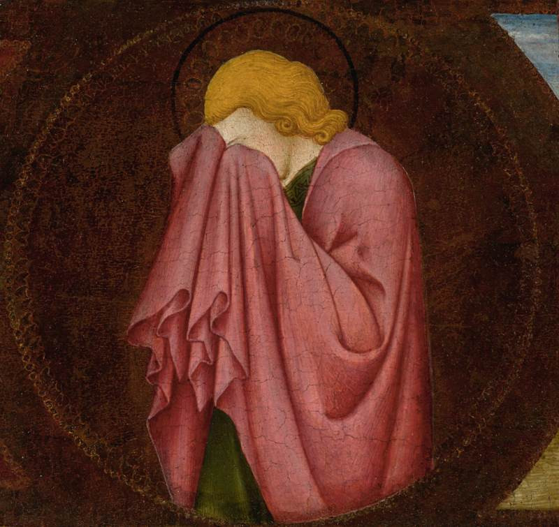 Az Osservanza-bazilika mestere: Szent János evangélista (1440-es évek)