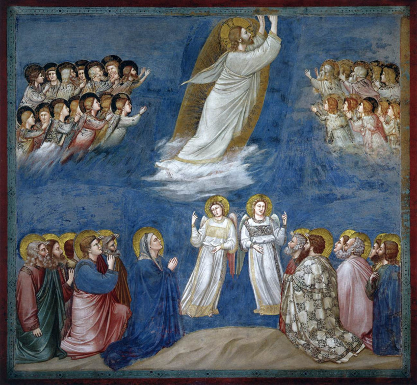 Giotto di Bondone: Krisztus mennybemenetele (1304–06)