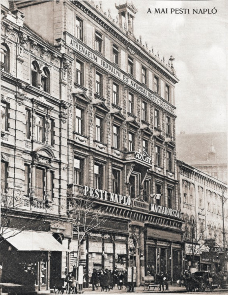 A Pesti Napló és Az Est Lapok székháza 1930-ban