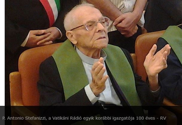 Antonio Stefanizzi SJ 100 éves korában
