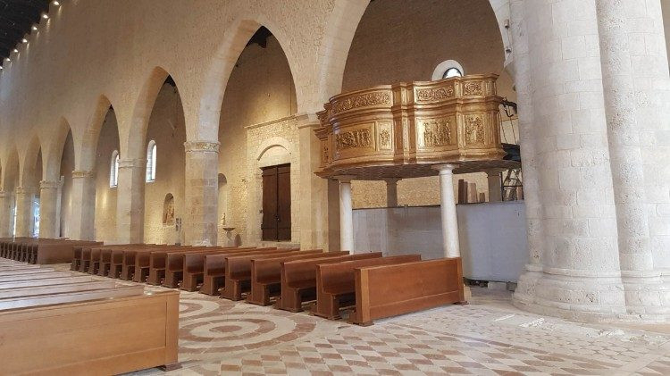 A bazilika belső tere 