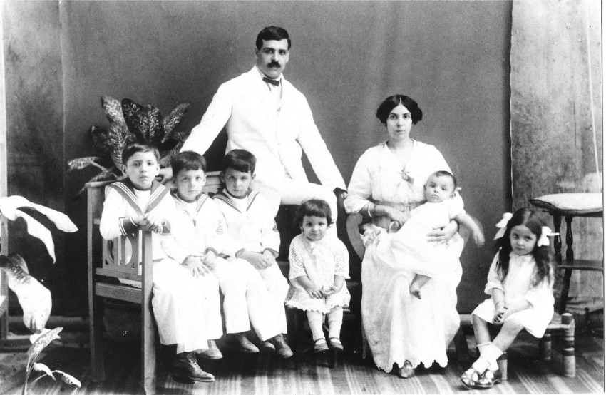 Sousa Mendes családjával 1917-ben