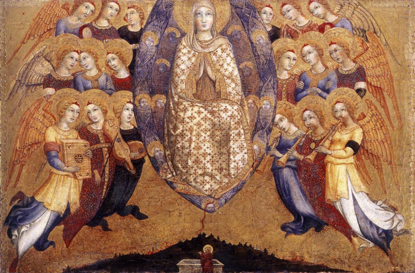 Sano di Pietro: Mária mennybevétele (1448–52)