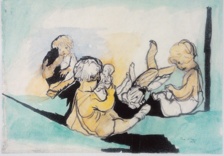 Nagy Éva: Gyerekek a lágerben (1958)