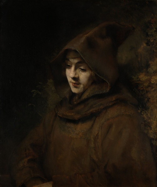 Rembrandt: Titus szerzetesi ruhában 