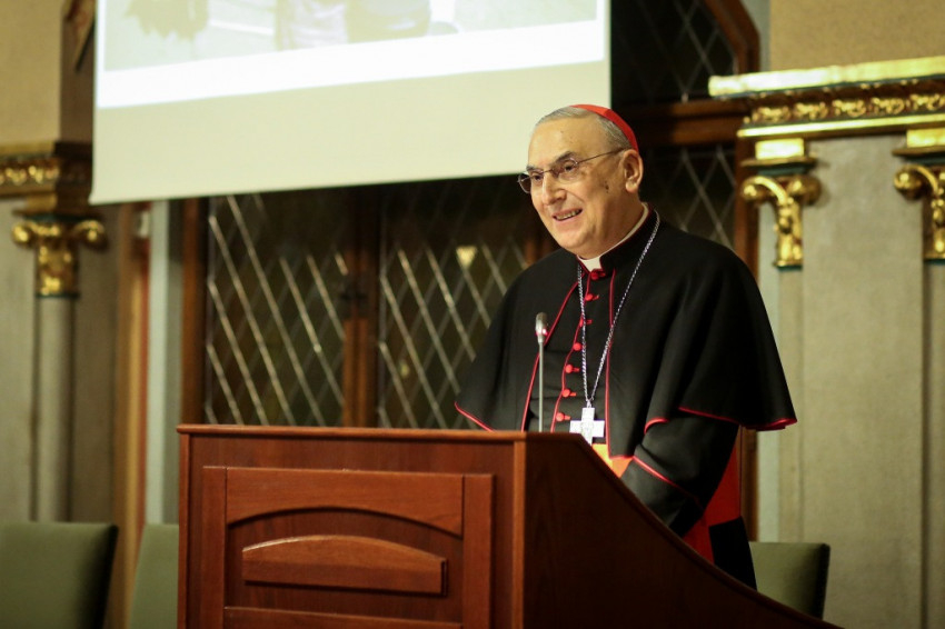 Zenari bíboros Budapesten 2019-ben.