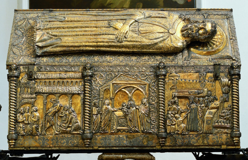 Szent Simeon-ereklyetartó szarkofágja (Zára, Szent Simeon-templom)
