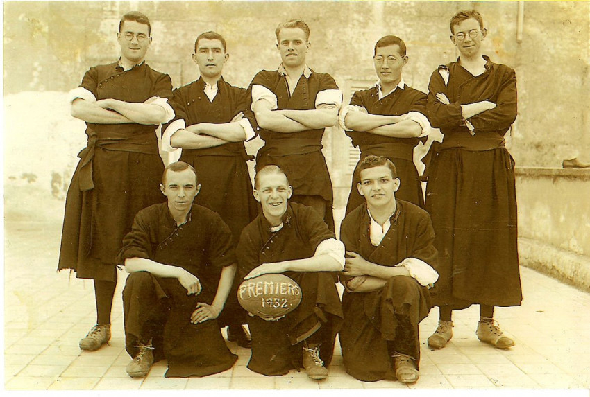 Néhányan az 1931/1932-es évfolyamból.