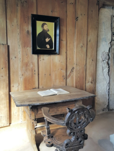 Luther szobája Wartburg várában