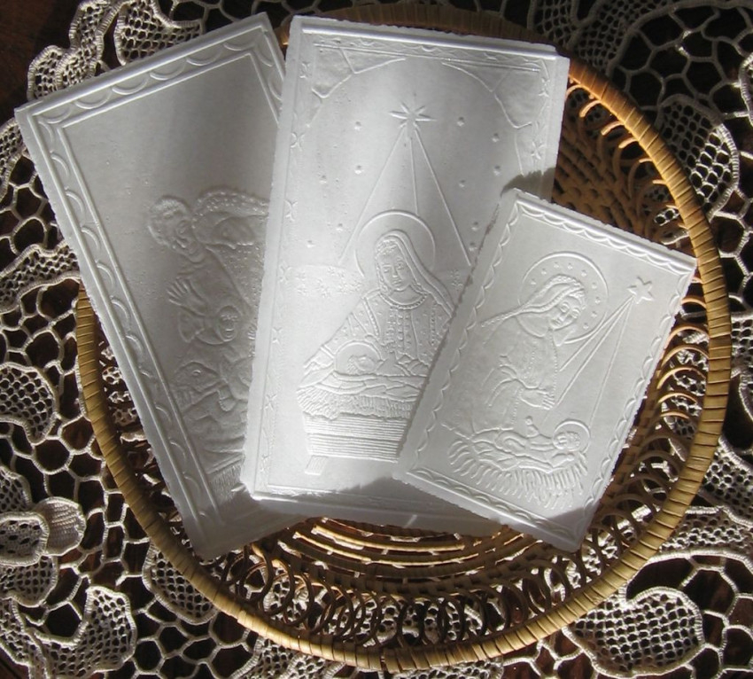 Lengyel karácsonyi ostyák