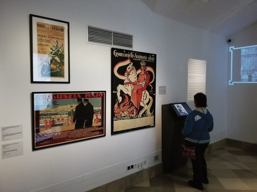 Auguszta főhercegné jótékonysági tevékenysége plakátokon