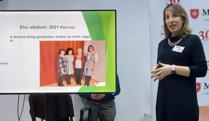 A Brassóból érkezett Friedl Beatrix pszichológus az egy éve indult csoportjuk tapasztalatait osztotta meg.