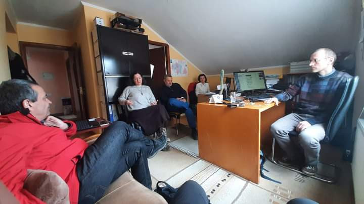 A Szent Márton Karitász képviselőivel