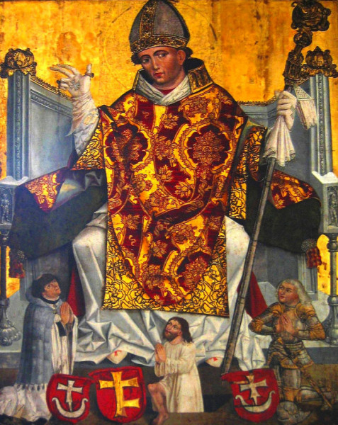 Szent Szaniszló ikon 1490 körül, Krakkó. (Fotó: Wikimedia Commons)
