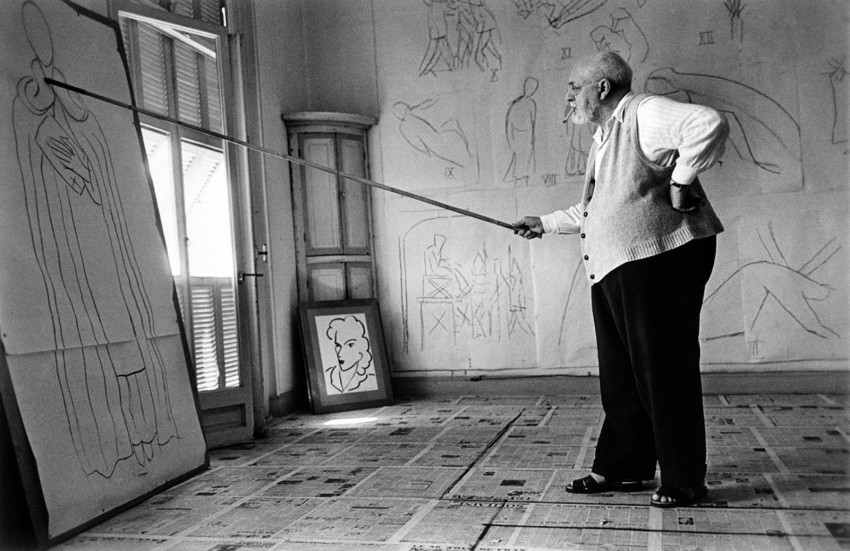 Matisse Szent Domonkost rajzolja 1949-ben