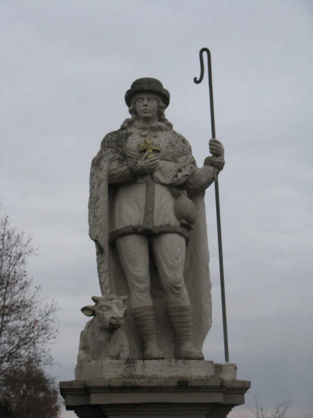 Szent Vendel szobra Jászárokszálláson (képtár.oszk.hu)