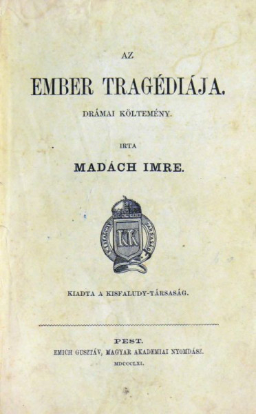 Első kiadás, Pest (1861, Emich Gusztáv)