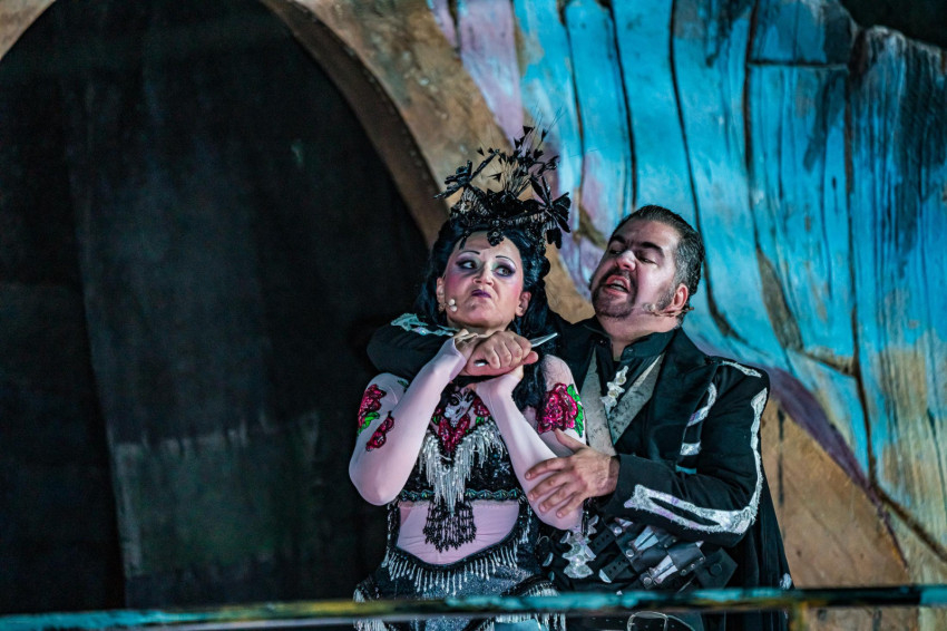 Sparafucileként a Bregenzer Festspiele Rigoletto-előadásában (Fotó: Ralph Larmann)