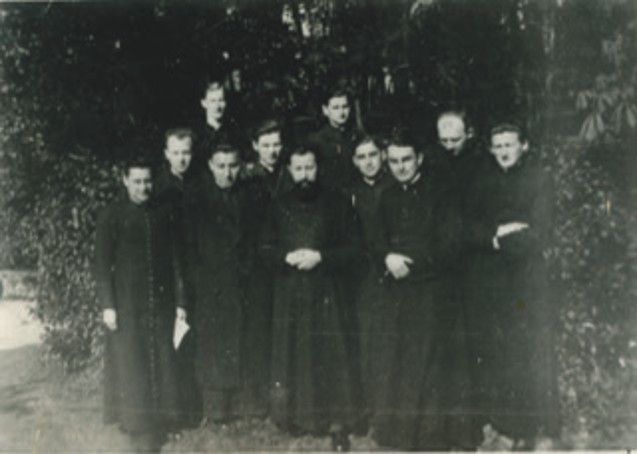 Papnövendékként Romzsa Tódor spirituálissal, későbbi vértanú püspökkel