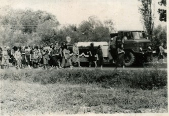 A földi maradványait Bilkére átvivő körmenet