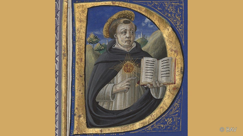 Aquinói Szent Tamás  (© Biblioteca Apostolica Vaticana)