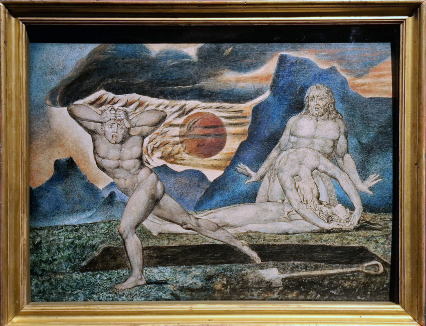 Ádám és Éva megtalálja Ábel holttestét