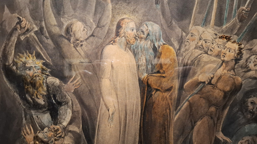 Júdás elárulja őt (részlet)