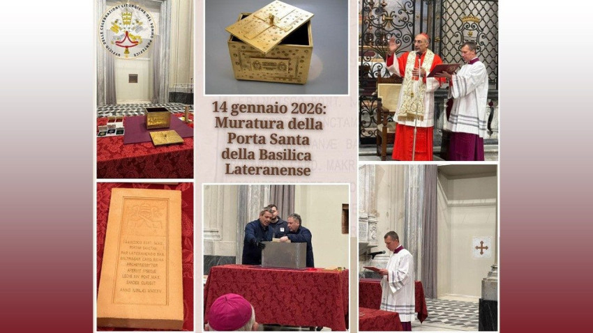 A lateráni Szent János-bazilika szent kapujának befalazása