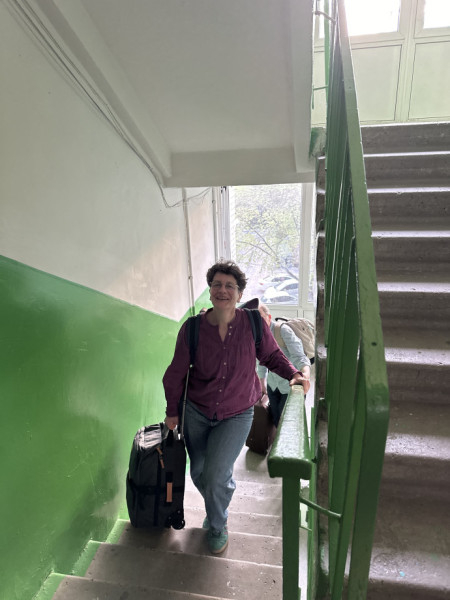 Érkezés a lvivi barátokhoz