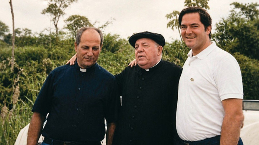 Nazareno Lanciotti, Stefano Gobbi és barátjuk, Otávio Piva 
