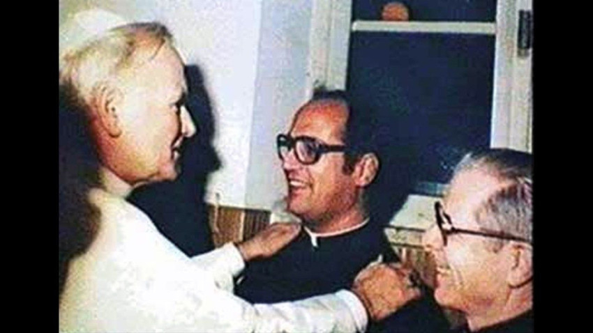 Nazareno atya II. János Pál pápával