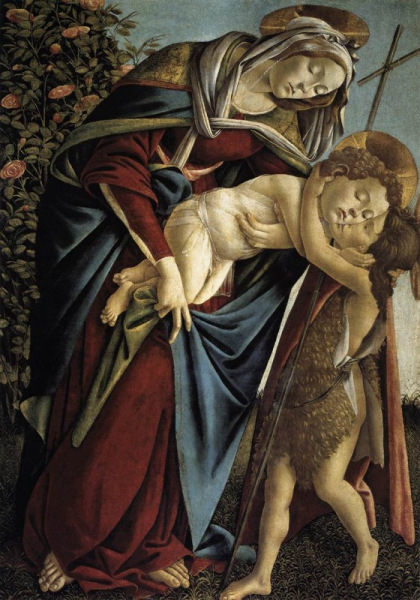Botticelli: Mária a gyermek Jézussal és Keresztelő Szent Jánossal