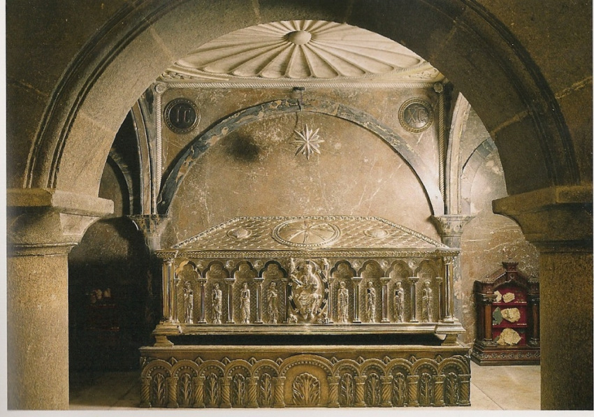  Szent Jakab sírja a Santiago de Compostela-i katedrálisban