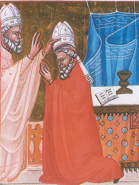 Szent Gellért püspökké szentelése (Magyar Anjou-legendárium)