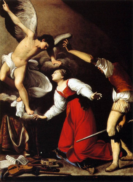 Carlo Saraceni: Szent Cecília vértanúsága (1610 körül)