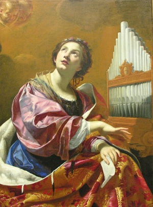 Simon Vouet: Szent Cecília (1626)