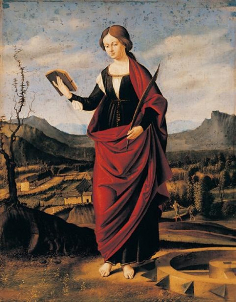 Marco Masatti: Alexandriai Szent Katalin (16. század)