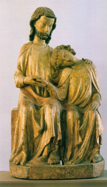 Ismeretlen német mester: Krisztus és Szent János (1340 körül)